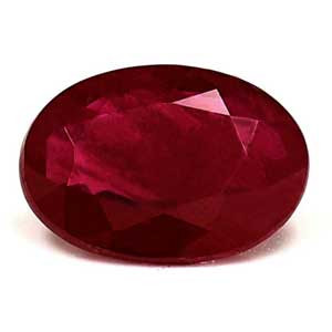 Oval 0.72 Red Ruby - #921843