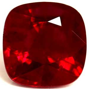 Cushion 0.63 Red Ruby - #922032
