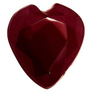 Heart 0.95 Red Ruby - #921923