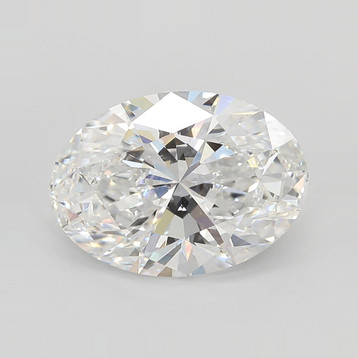Oval 4.08 E VVS2 - #923451 - Lab Grown