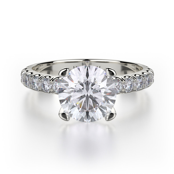 Michael M. Crown Open Diamond Head Engagement Setting