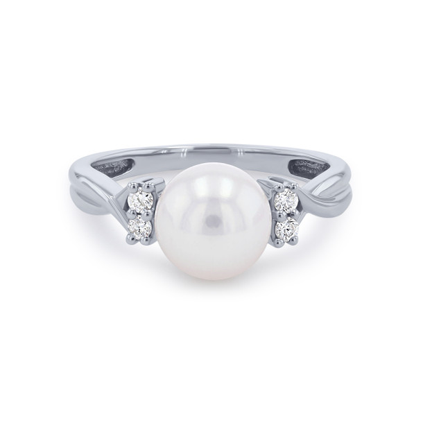 Freshwater Pearl Twist Ring