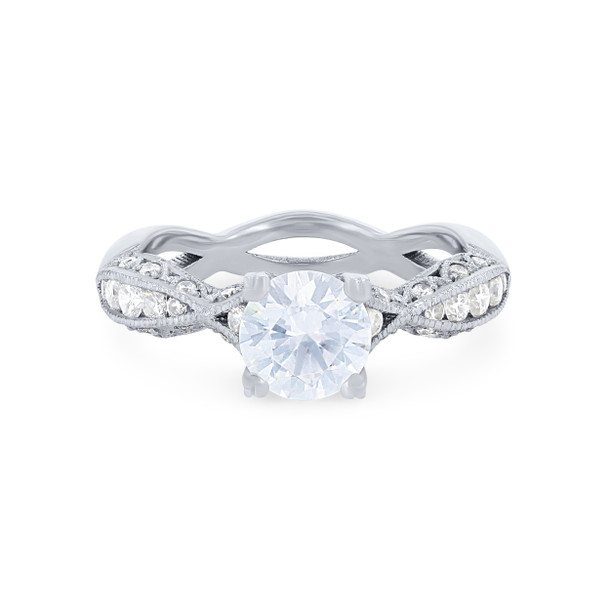 Tacori Classic Crescent Three Sided Engagement Setting