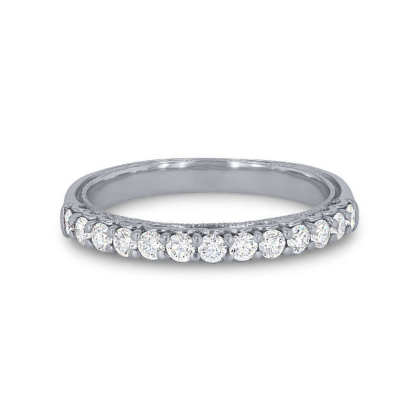 Verragio Renaissance Shared Prong Wedding Band