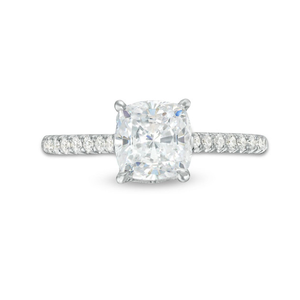 Cathedral Diamond Head Engagement Setting by C. Gonshor