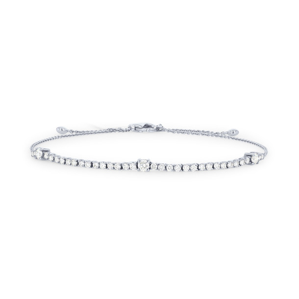 Petite Alternating Diamond Bracelet