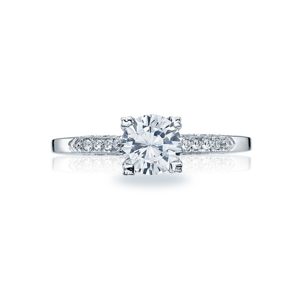 Simply Tacori Diamond Accented Engagement Setting