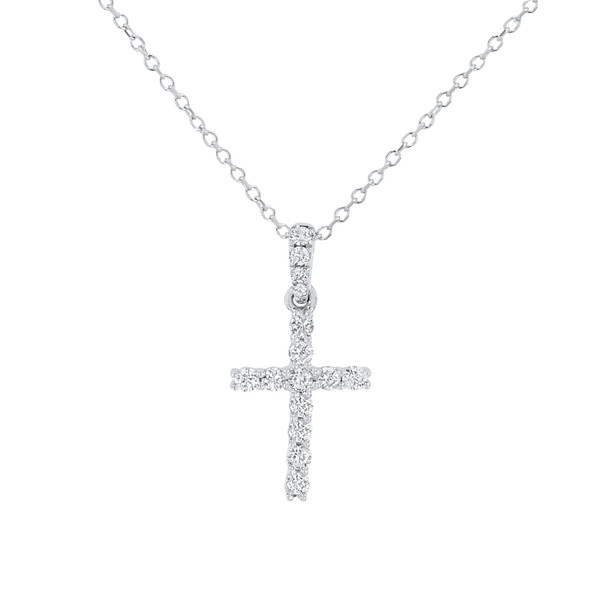 Standard Diamond Cross Necklace