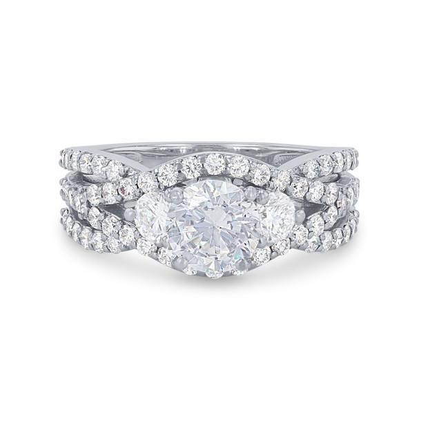 Woven Twist Engagement Setting