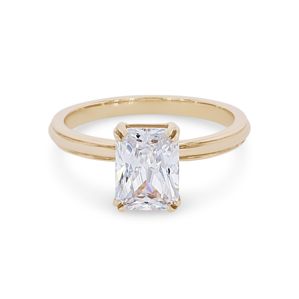 Solitaire Bevel Engagement Setting