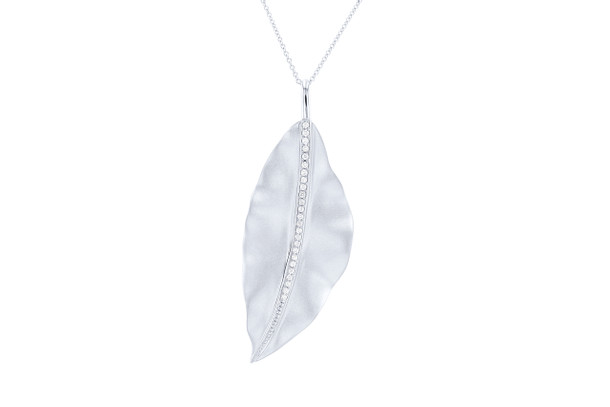 Simon G. Fallen Leaves Diamond Pendant