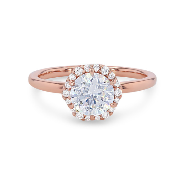 Artcarved Hexagon Halo Engagement Setting