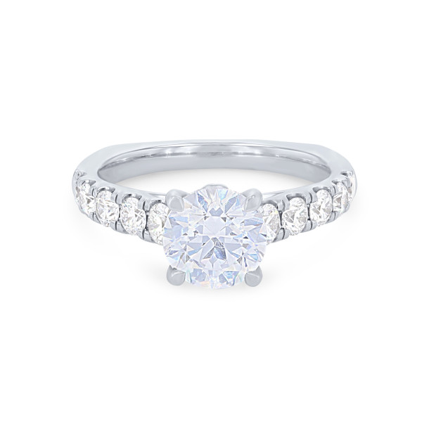 A. Jaffe Cathedral Graduated Euro Fit Engagement Setting