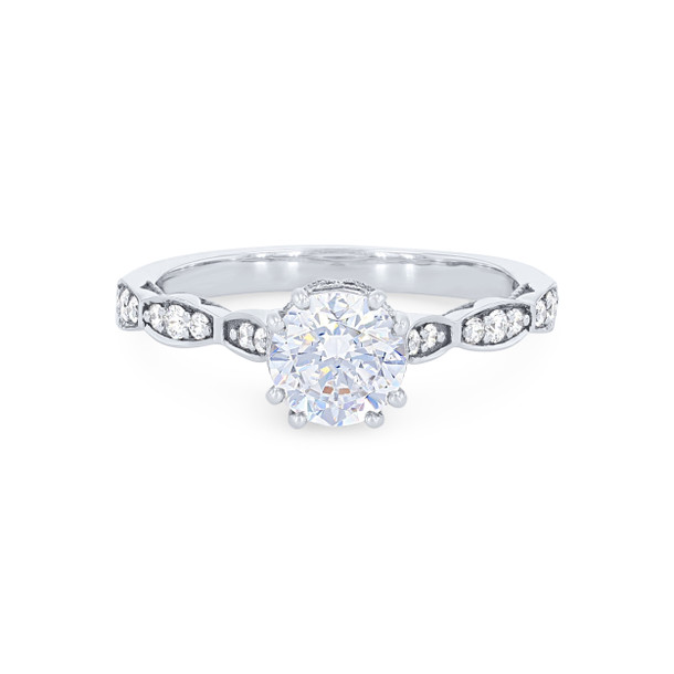 Tacori Sculpted Crescent Double Prong Engagement Setting