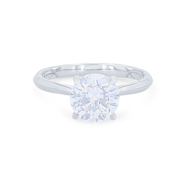 A. Jaffe Solitaire Hidden Halo Tapered Engagement Setting