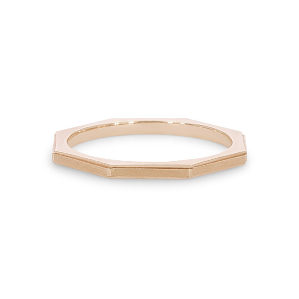 Octagon Geometric 1.5mm Wedding Band