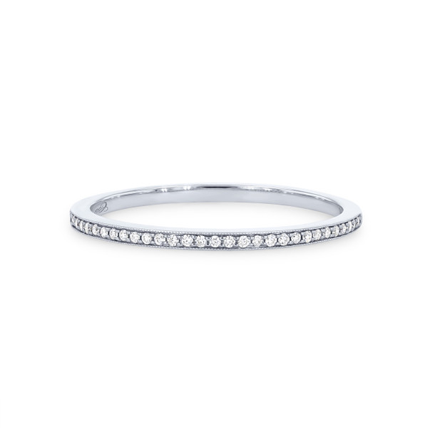 Beadset Milgrain Wedding Band