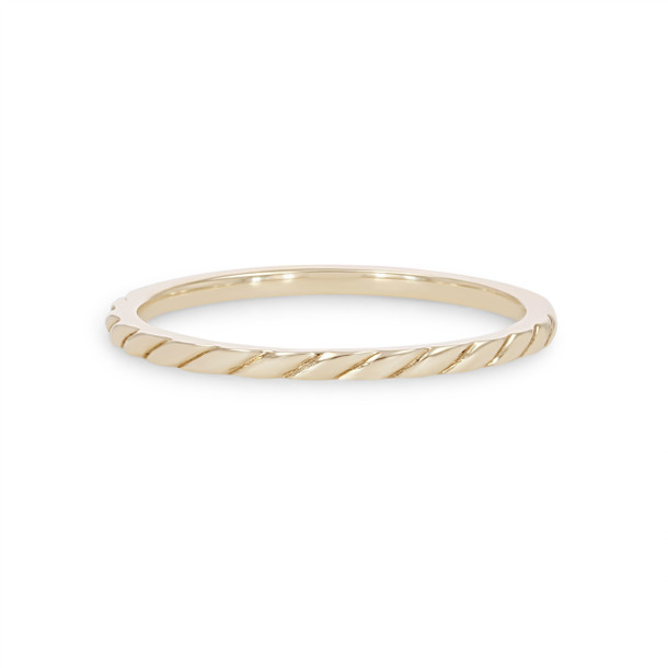 Rope Engraved 1mm Band