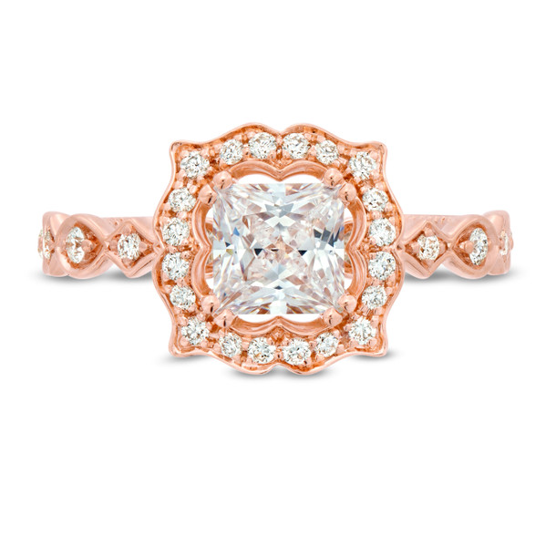 Verragio Renaissance Victorian Halo Engagement Setting