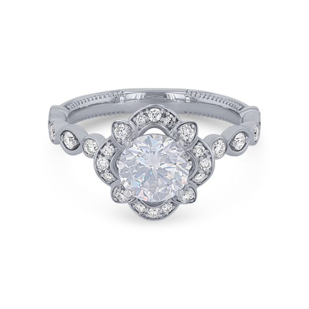 Verragio Renaissance Fiore Halo Engagement Setting