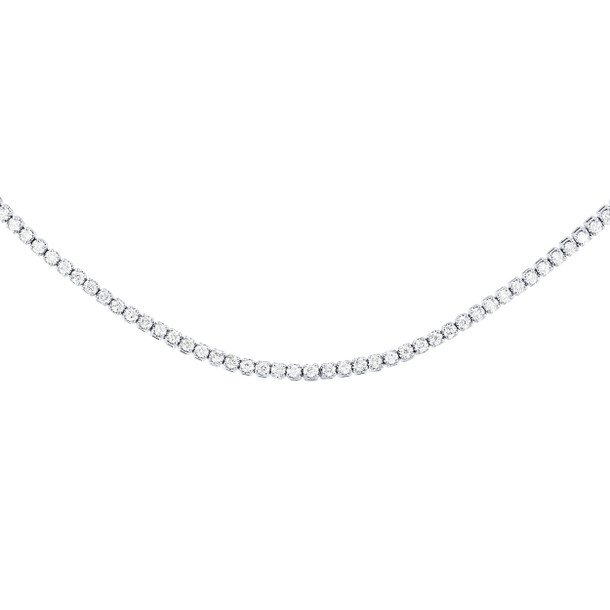 Diamond Tennis Choker Necklace