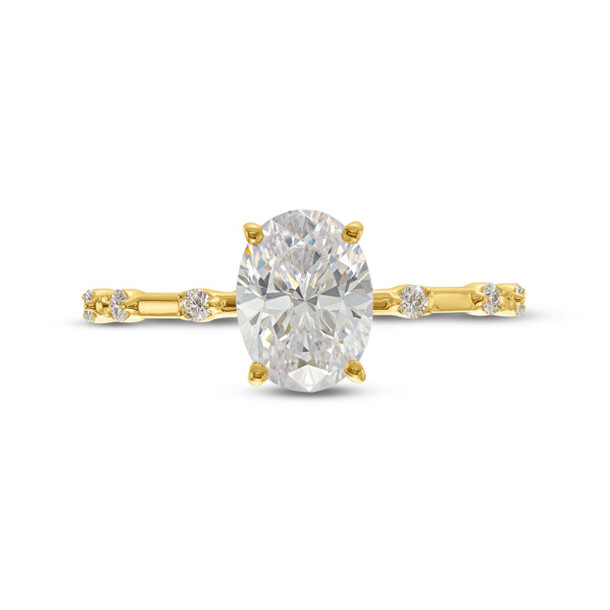 Scatter Diamond Engagement Setting
