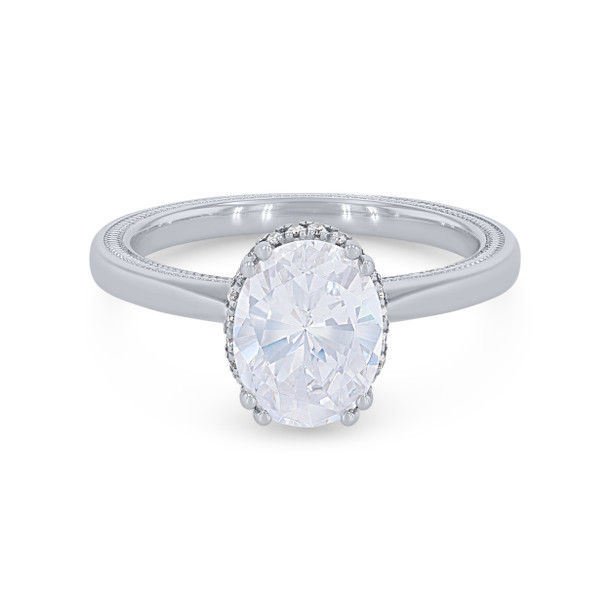 Verragio Tradition Hidden Halo Solitaire Engagement Setting