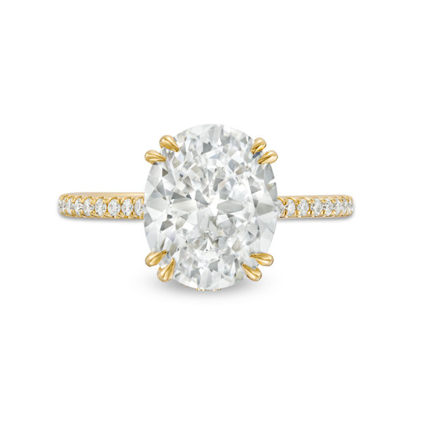 Cathedral Double Prong Engagement Setting by C. Gonshor