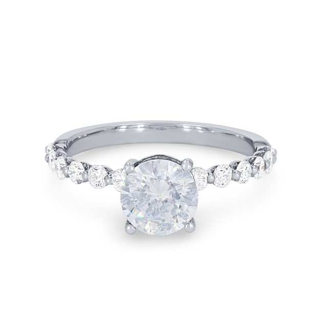 Single Prong Diamond Engagement Setting