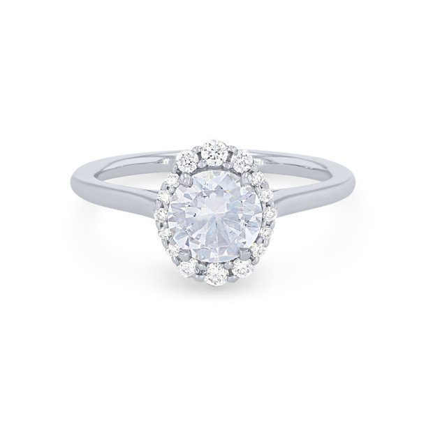 Uneek Graduated Halo Solitaire Engagement Setting