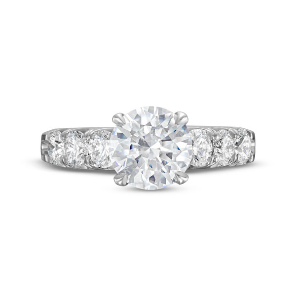 Graduated Diamond Engagement Setting by C. Gonshor