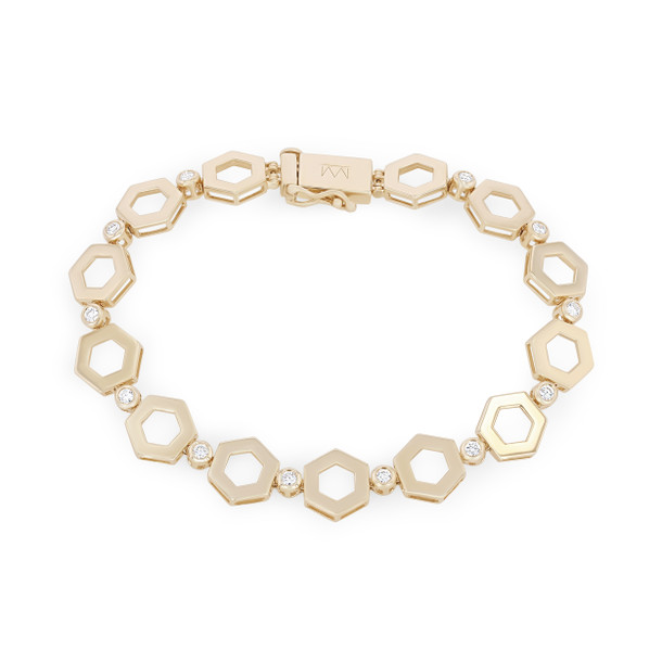 Michael M. Plain Hex Infinity Bracelet