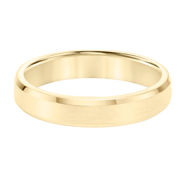 Matte Bevel Edge 4.5mm Wedding Band