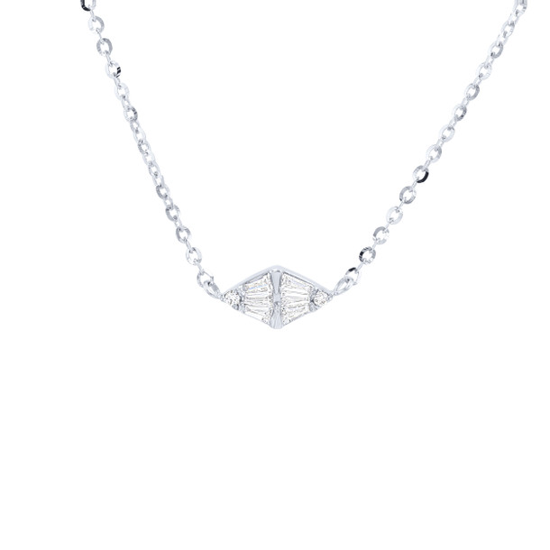 Mixed-Cut Diamond Mosaic Pendant