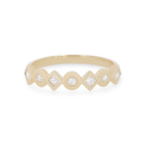 Michael M. Mixed Shape Bezel Ring