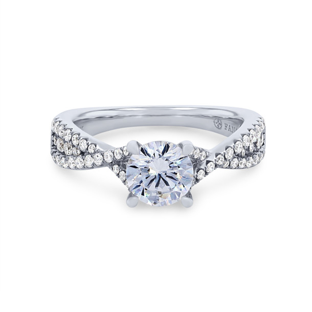Twist Full Diamond Engagement Setting