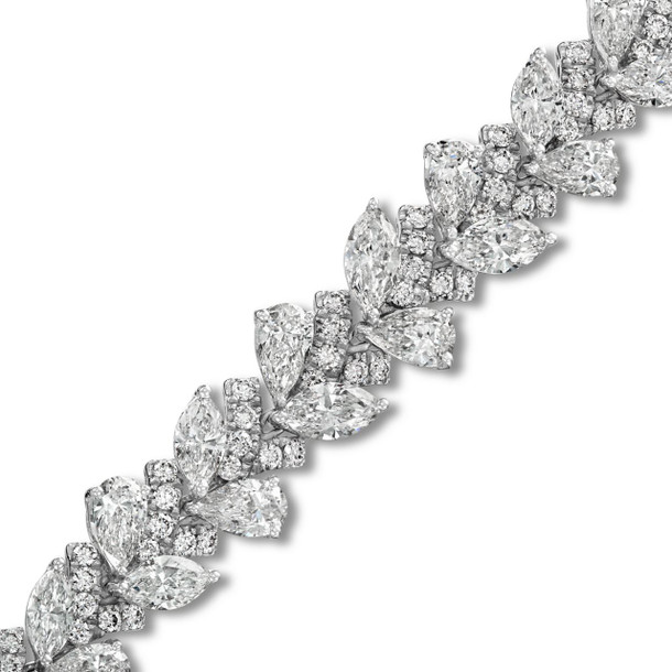 Fancy Shaped Diamond Bracelet