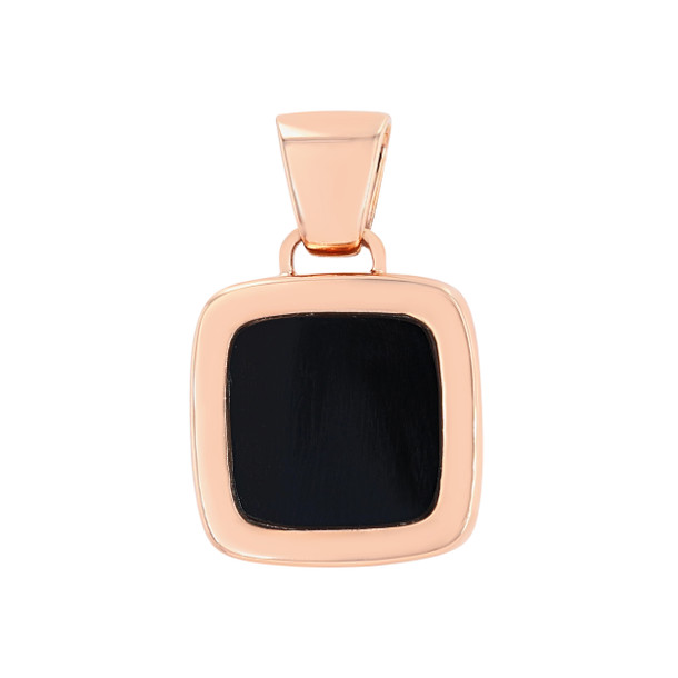 Black Onyx Square Pendant