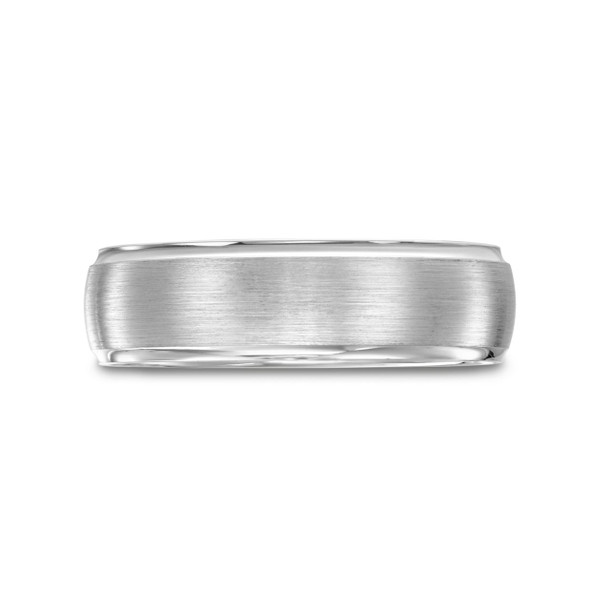 Verragio Matte Polished Edge 6.5mm Wedding Band