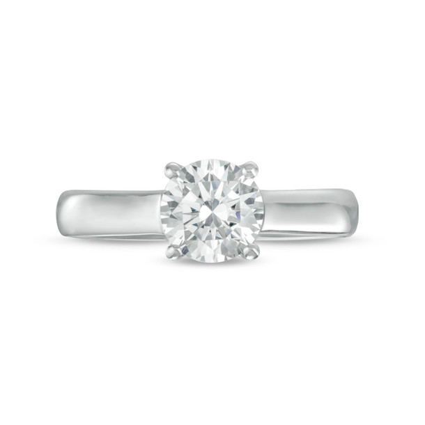 Solitaire 3mm Cathedral Engagement Setting by Diamonds Direct Designs