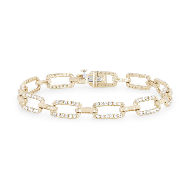 Chain Link Diamond Bracelet