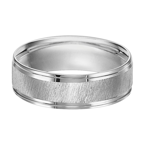 Matte Shimmer 6mm Wedding Band