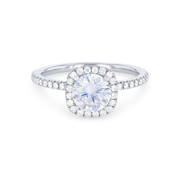 Sylvie Cushion Halo Diamond Engagement Setting