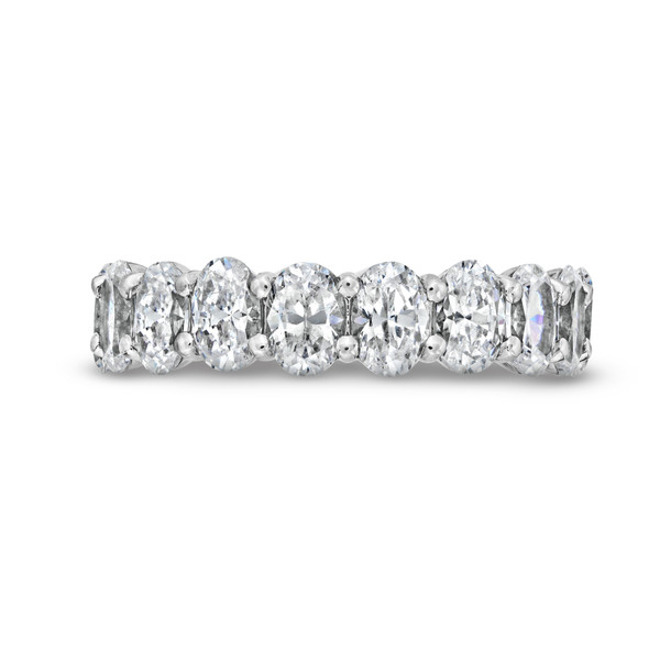 Oval Diamond Eternity Band