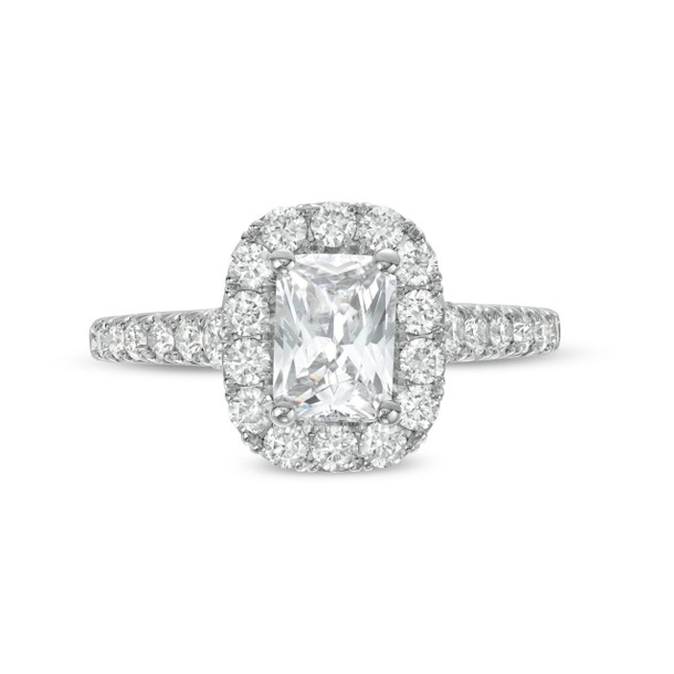 Cushion Halo Cathedral Engagement Setting by Diamonds Direct Designs