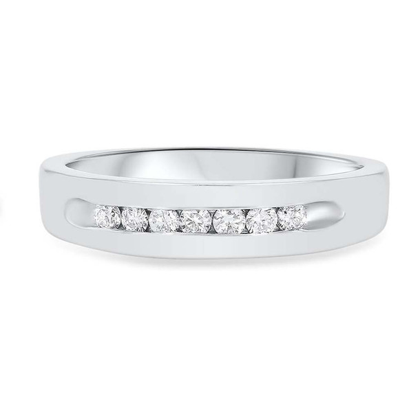True Romance Channel Diamond Wedding Band