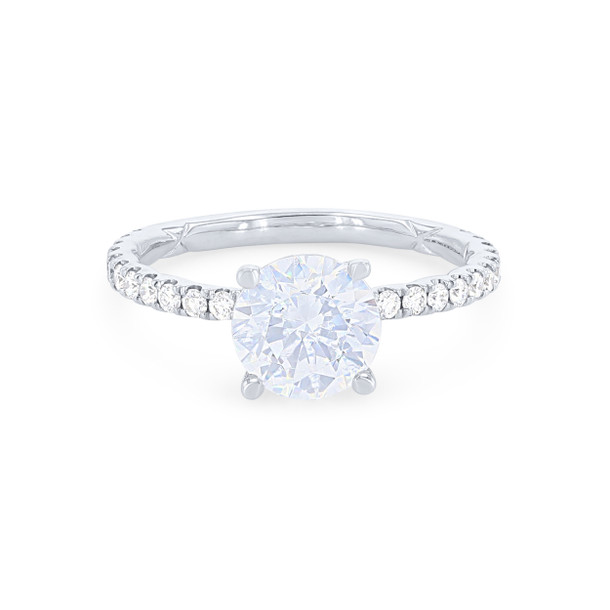 A. Jaffe Twist Head Diamond Engagement Setting