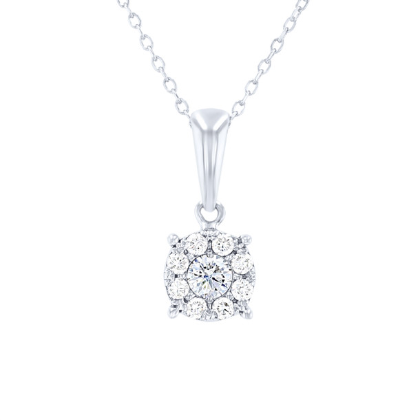 Diamond Cluster Pendant