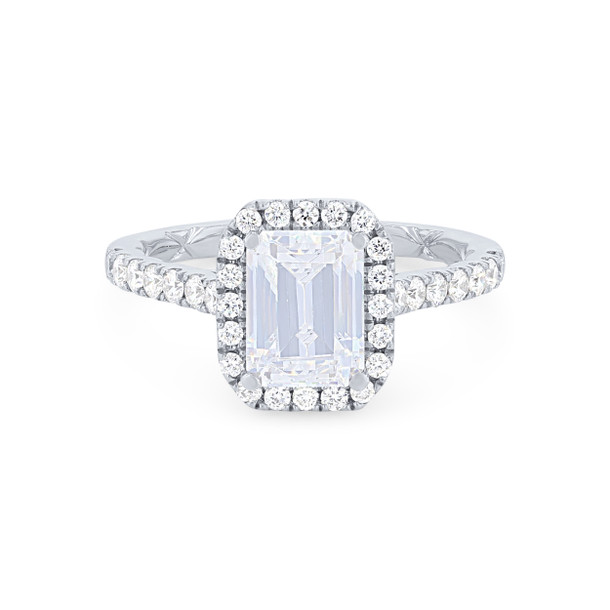 A. Jaffe Emerald Halo Engagement Setting