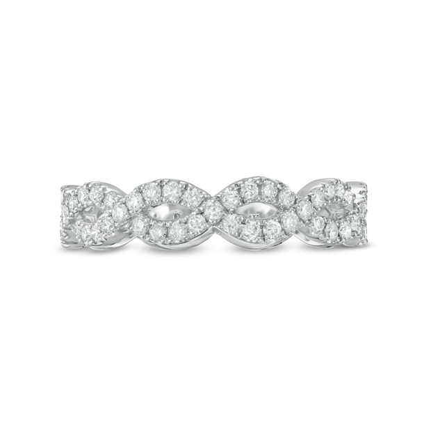 Twist Diamond Eternity Band by Diamonds Direct Designs